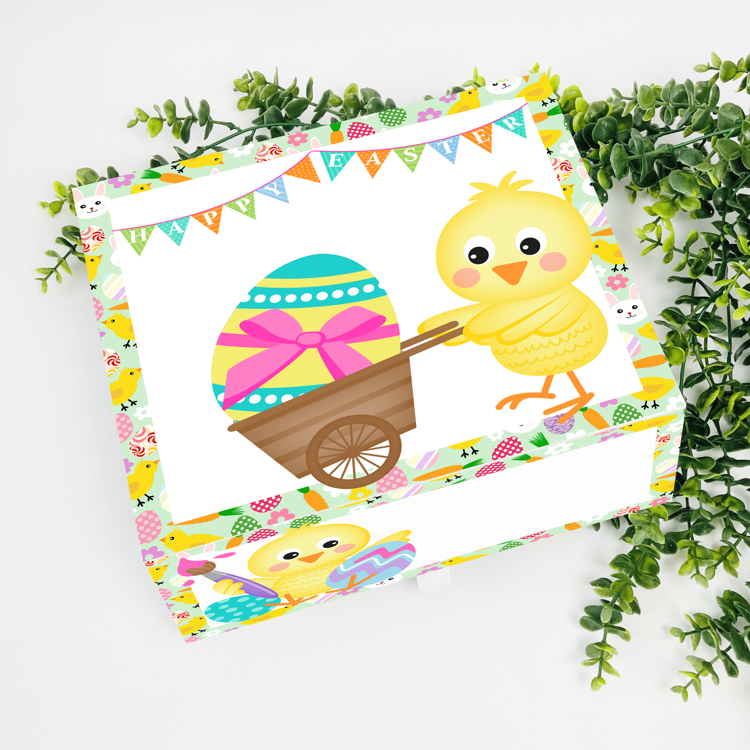 Easter Chick-a Dee Treat Box File Bundle