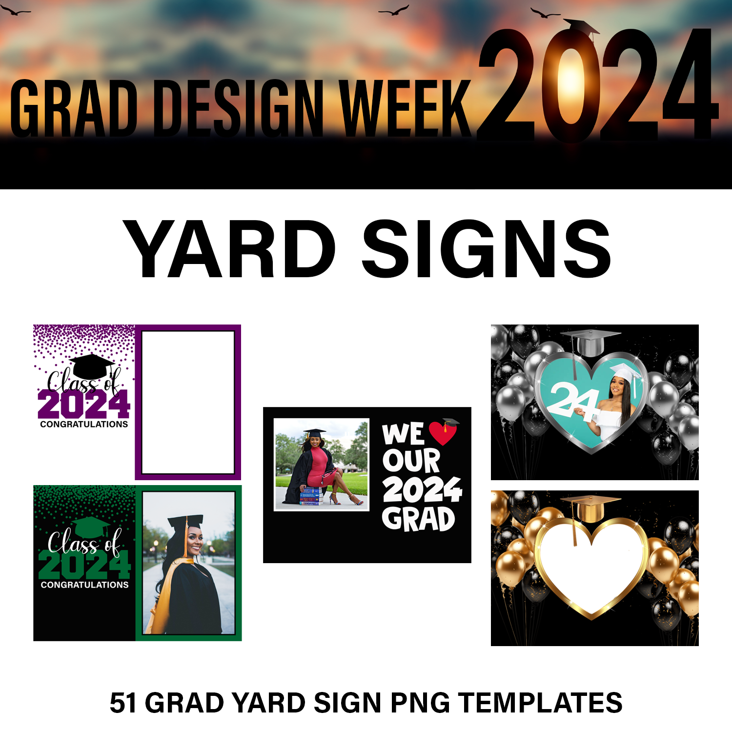 Grad Design Week 2024 Yard Signs