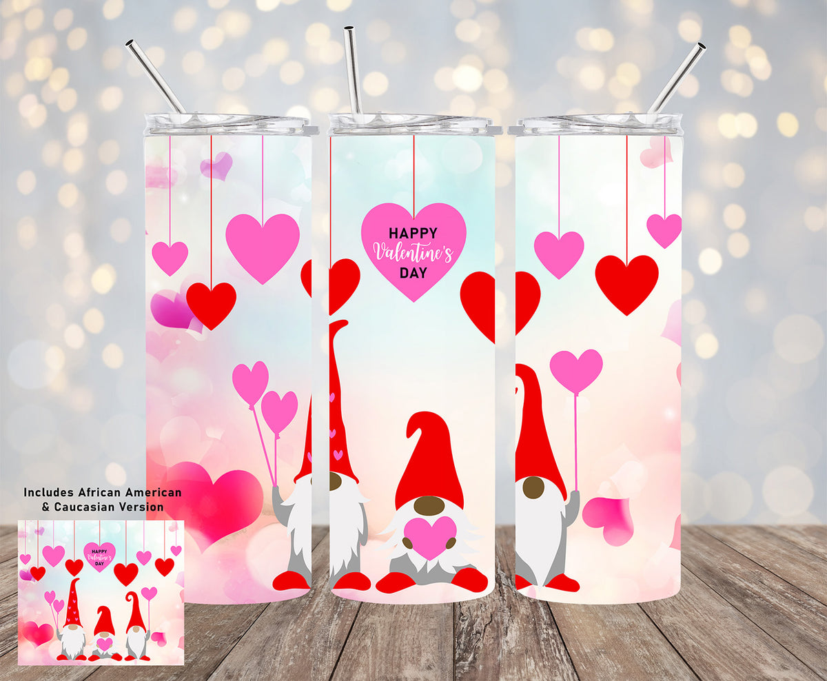 Gnome Kids Valentine Tumbler Template – Kellie Nicole's File Shop