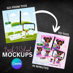 Back 2 School-Mockup Template