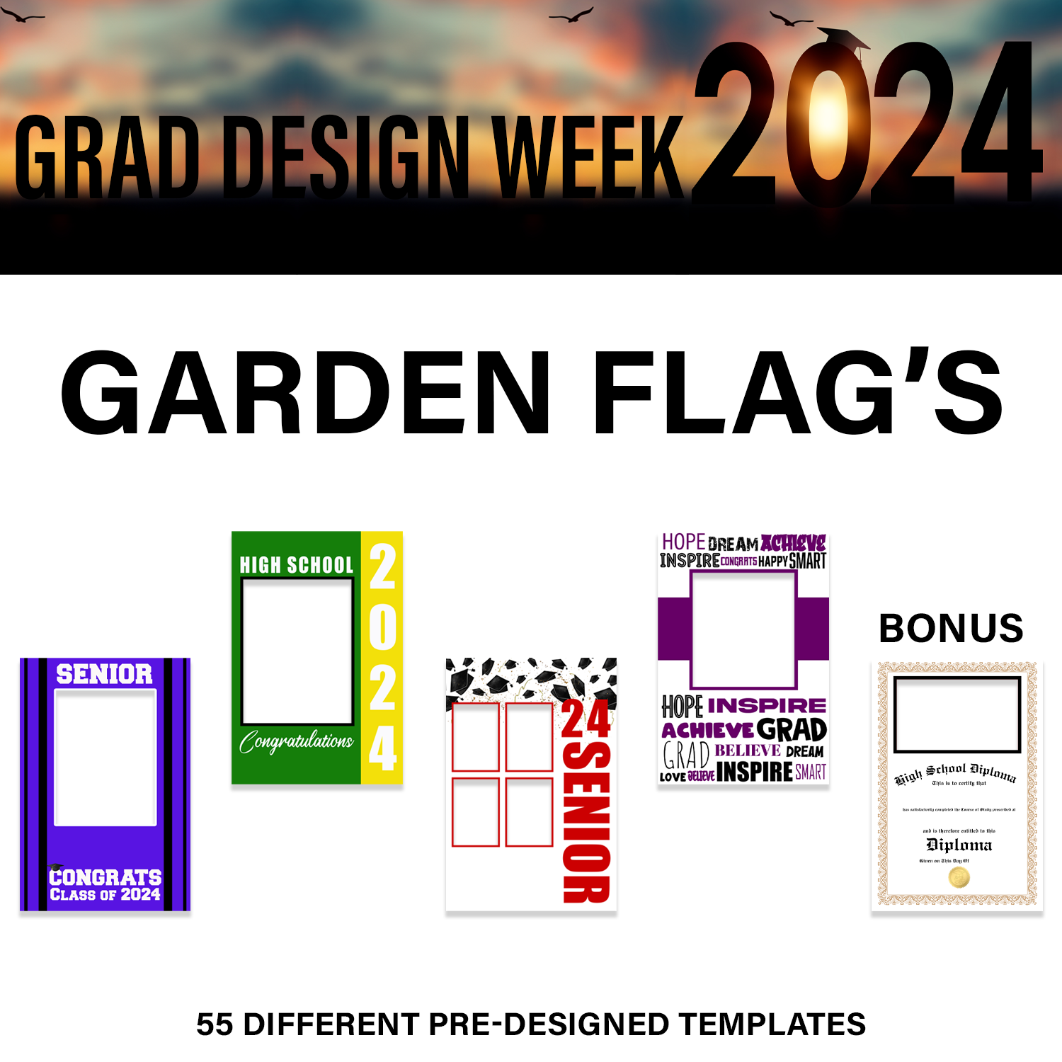 Grad Design Week 2024- GARDEN FLAG'S