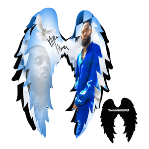 Memorial Wings Shirt Pin Template