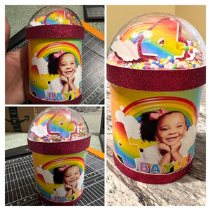 Custom Pringles Can Favors with Dome Template