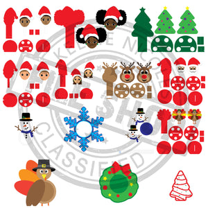 BIG Christmas SVG Bundle (Money Holders/Candy Globes)