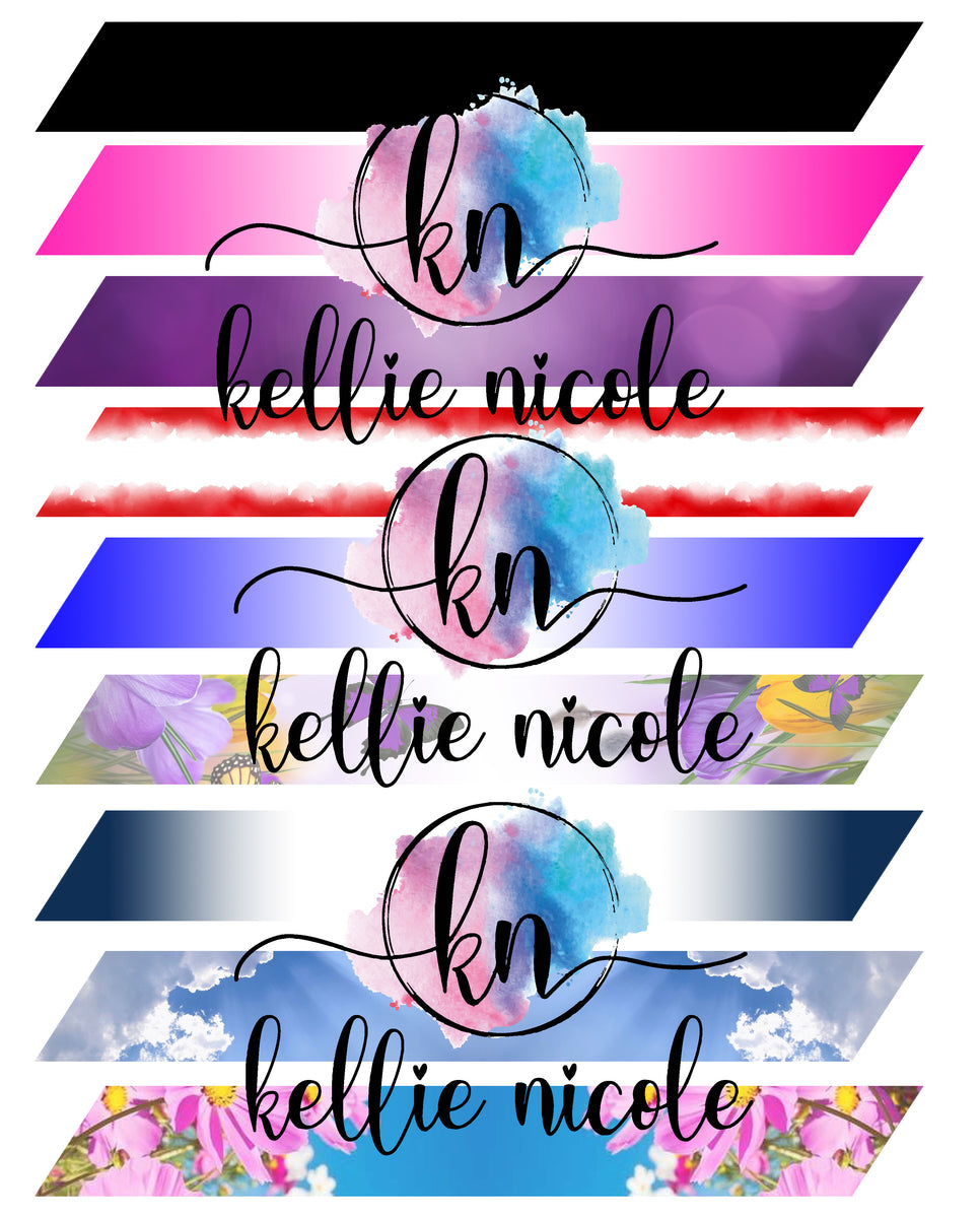 Ribbon Templates – Kellie Nicole's File Shop