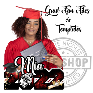 Grad Fan Files & Templates